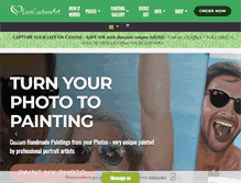 Tablet Screenshot of lovecustomart.com